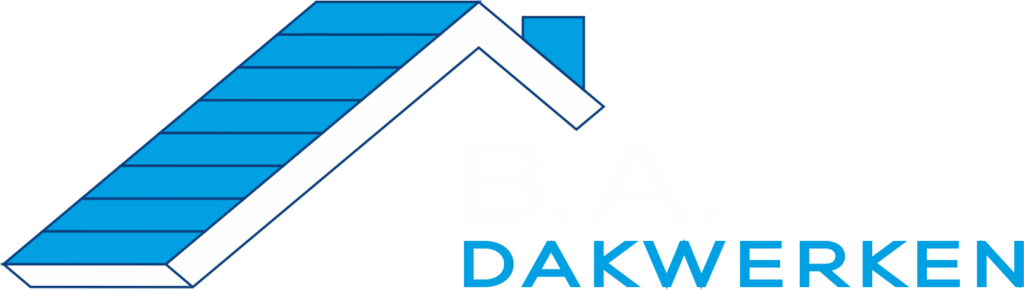 B.A. Dakwerken - Logo website - wit
